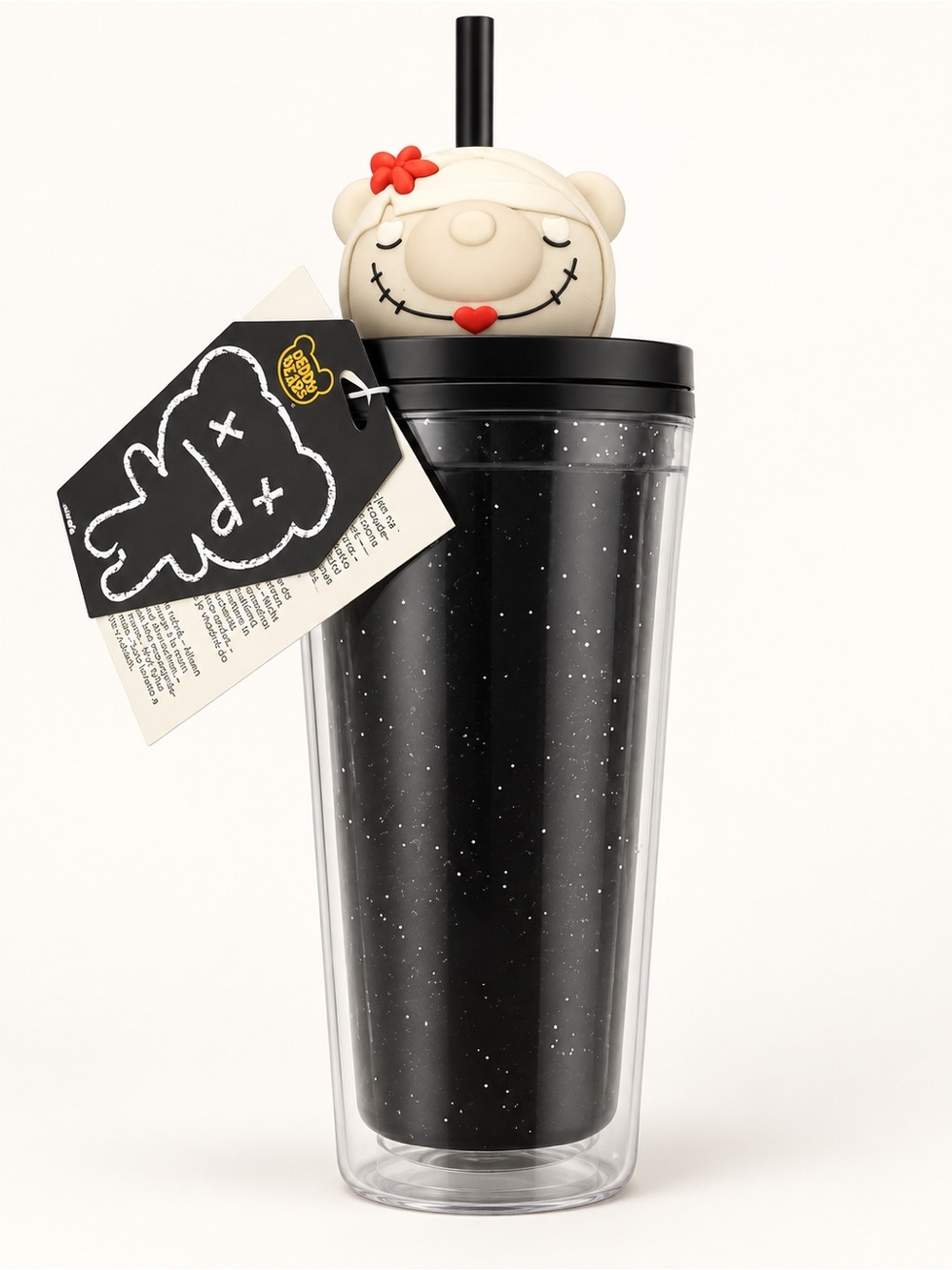 Deddy Bears Mummy 16 oz Tumbler Cup with Character Topper & Straw NWT
